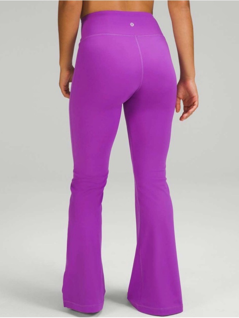 Lululemon Groove Super-High-Rise Split-Hem Flare Pant * Nulu  (Moonlit Magenta)
